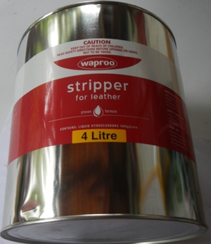 Waproo Leather Stripper 4 Liter Waproo stripper Waproo Leather Stripper Waproo Leather Dye Leather Dye for handbags